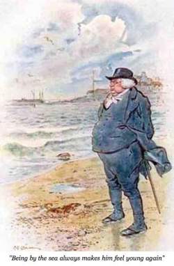 Dr. Shirley at the sea