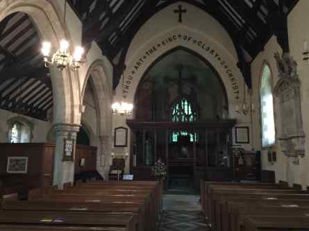 chawton church interior - 1