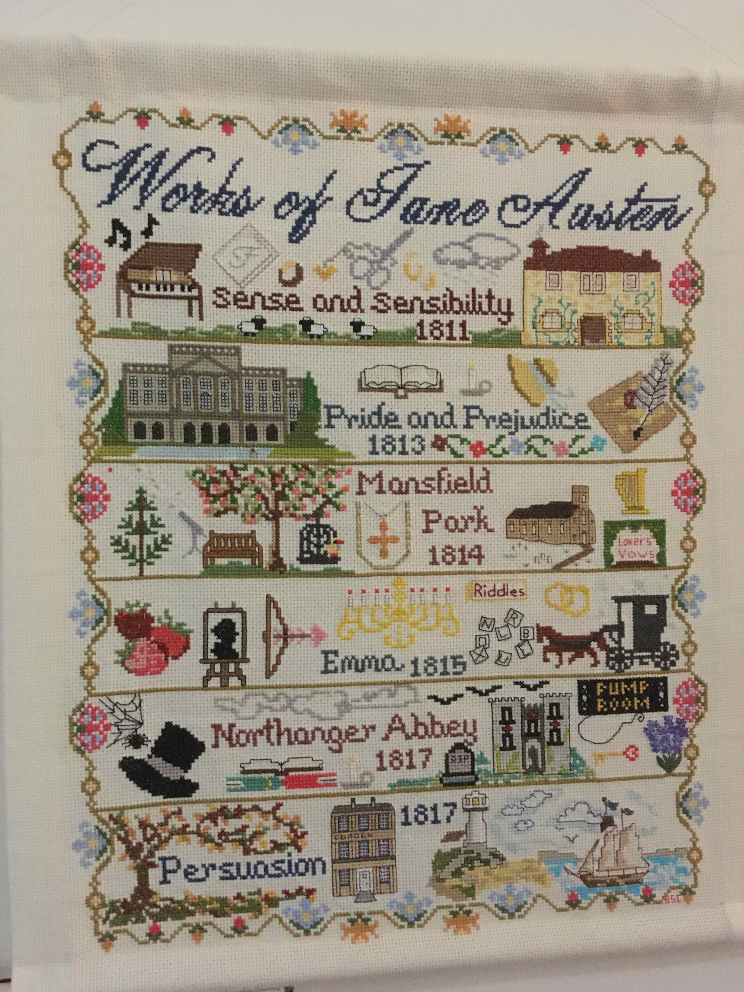 Austen cross stitch - 2